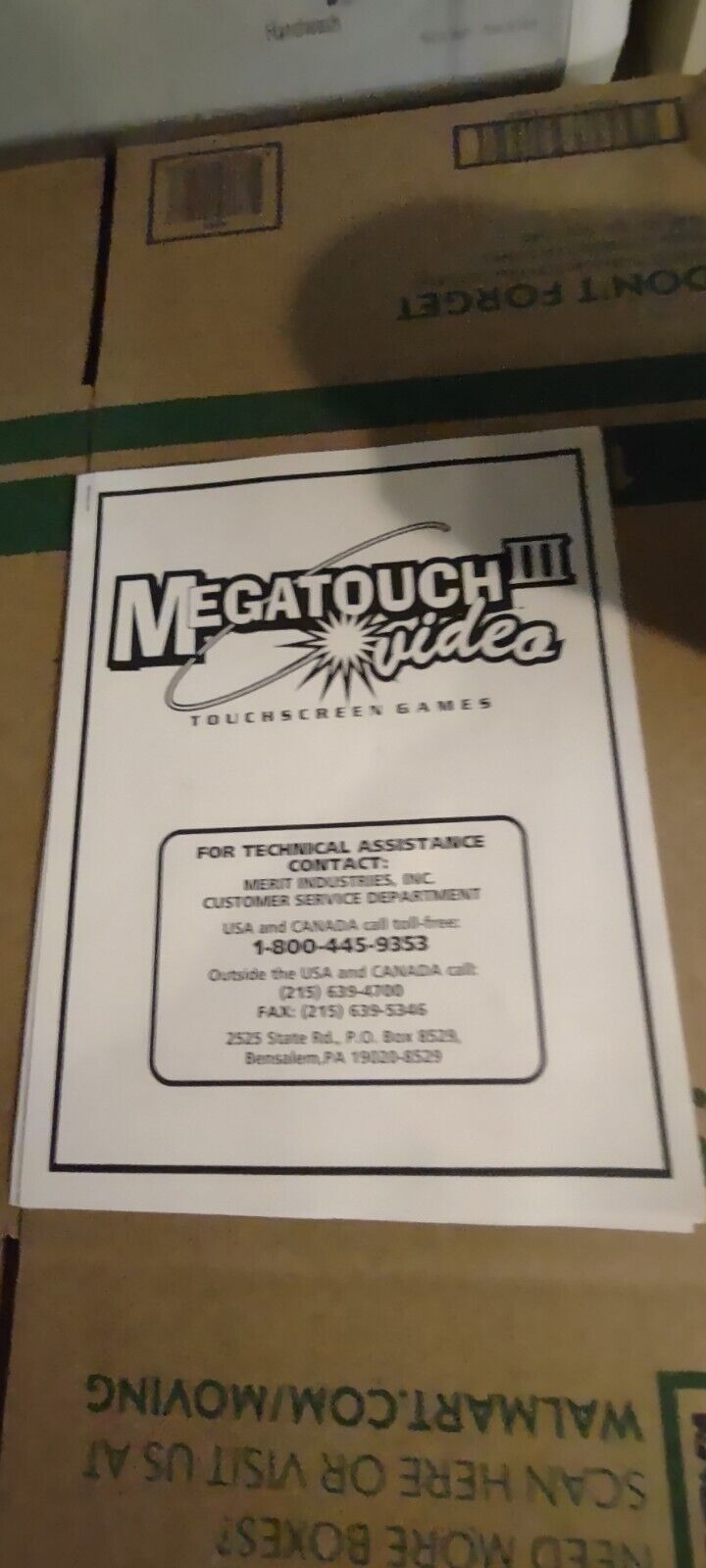 megatouch 3 arcade manual #1045
