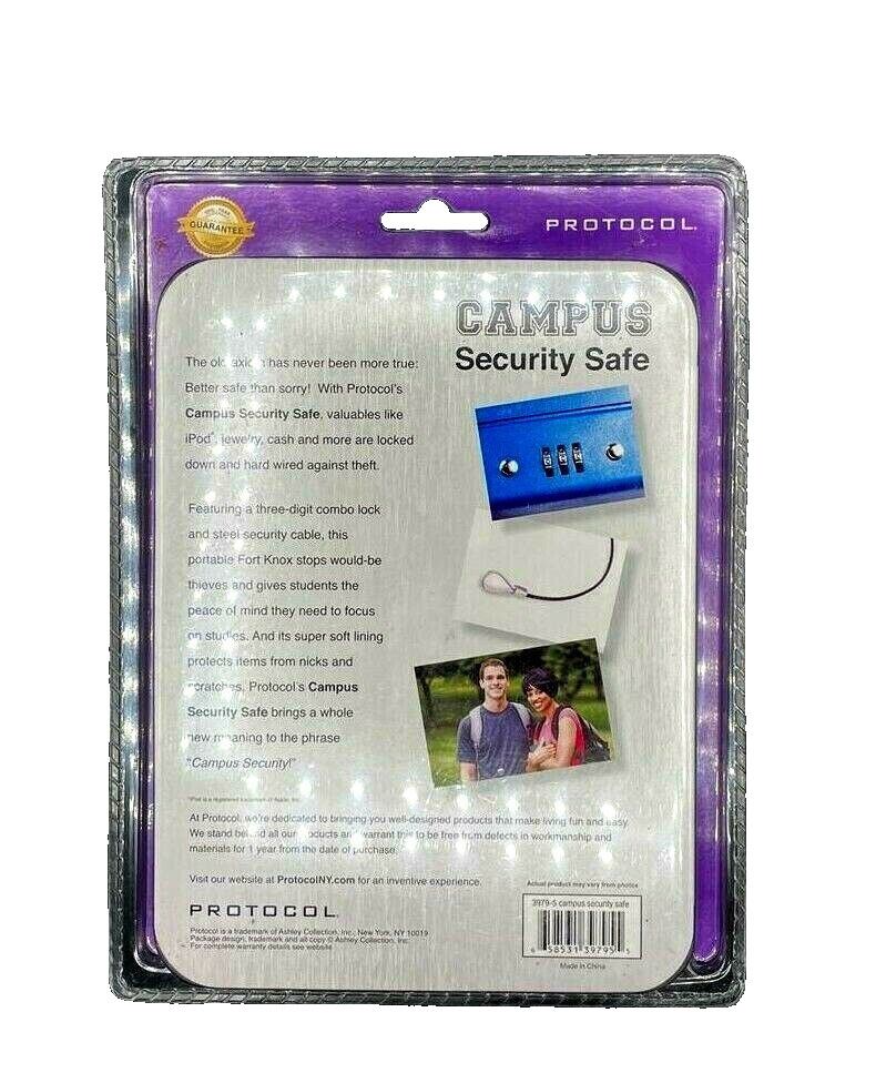 SAFE...CAMPUS SECURITY Safe~In Original Unopened Packaging~BRAND NEW-By Protocol