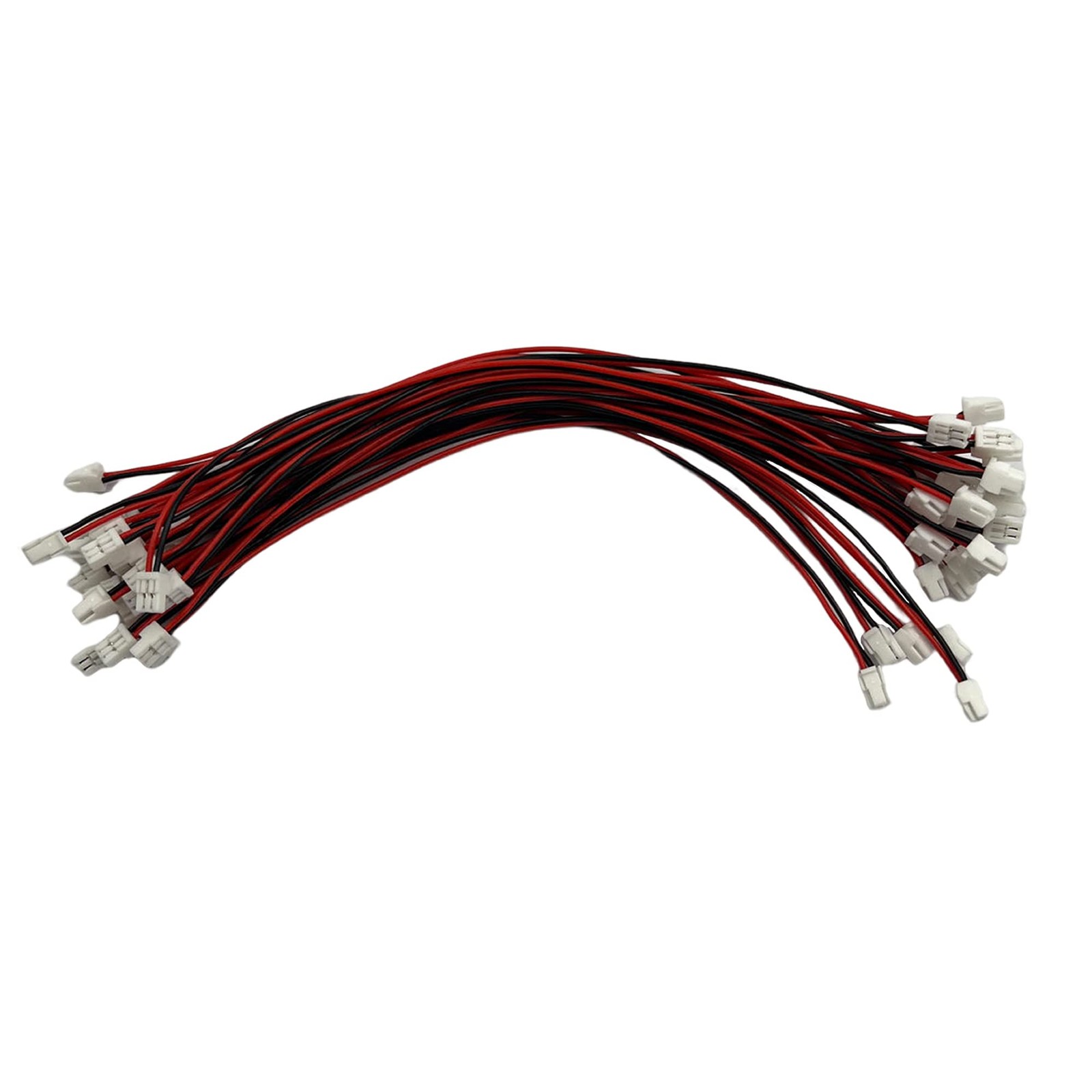 20Pcs Micro JST GH 2Pin 1.25mm Male to Male Connector, GH1.25 Terminal Connec...