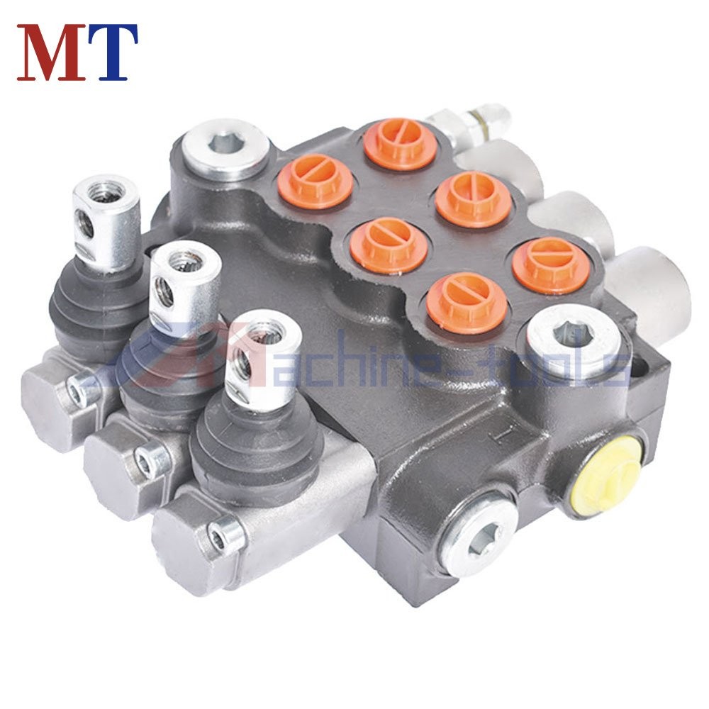 11 GPM Double Acting Adjustable 3-Spool Hydraulic Directional Control Valve