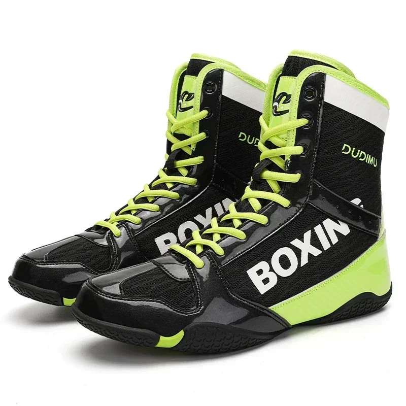 Men Women Wrestling Shoes Luxury Boxing Shoes for Couples Non-Slip Gym Shoes