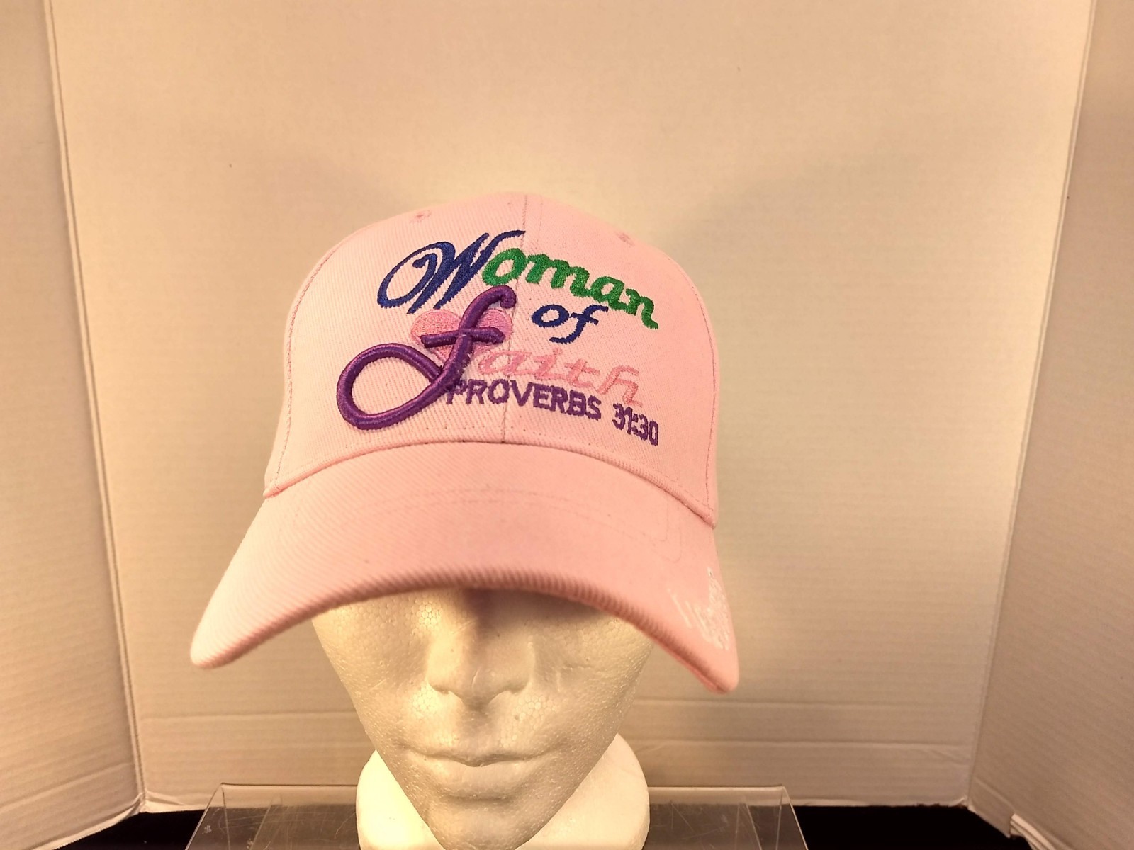 Women of Faith Proverbs 31:30 I Love Jesus hat/cap adjustable size New