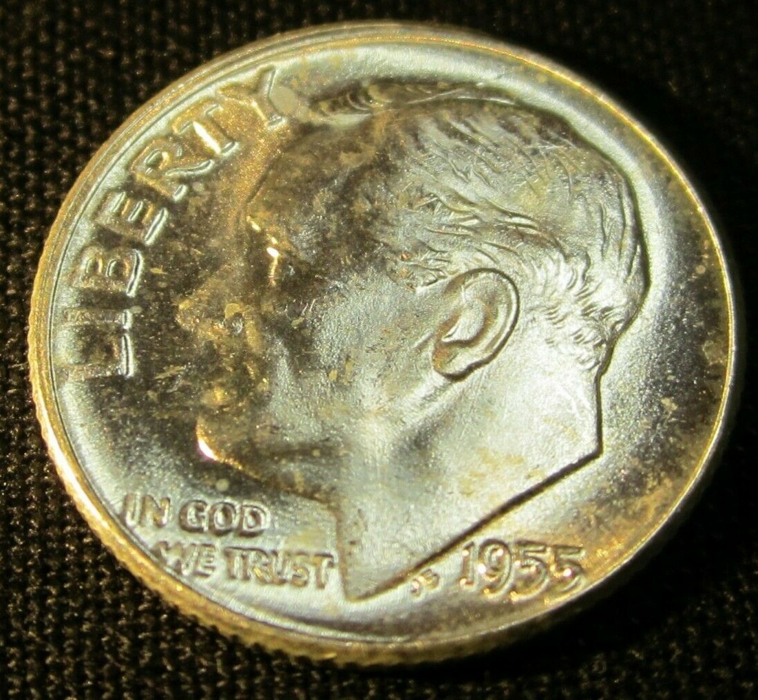 1955 (P) Roosevelt Silver Dime - Uncirculated