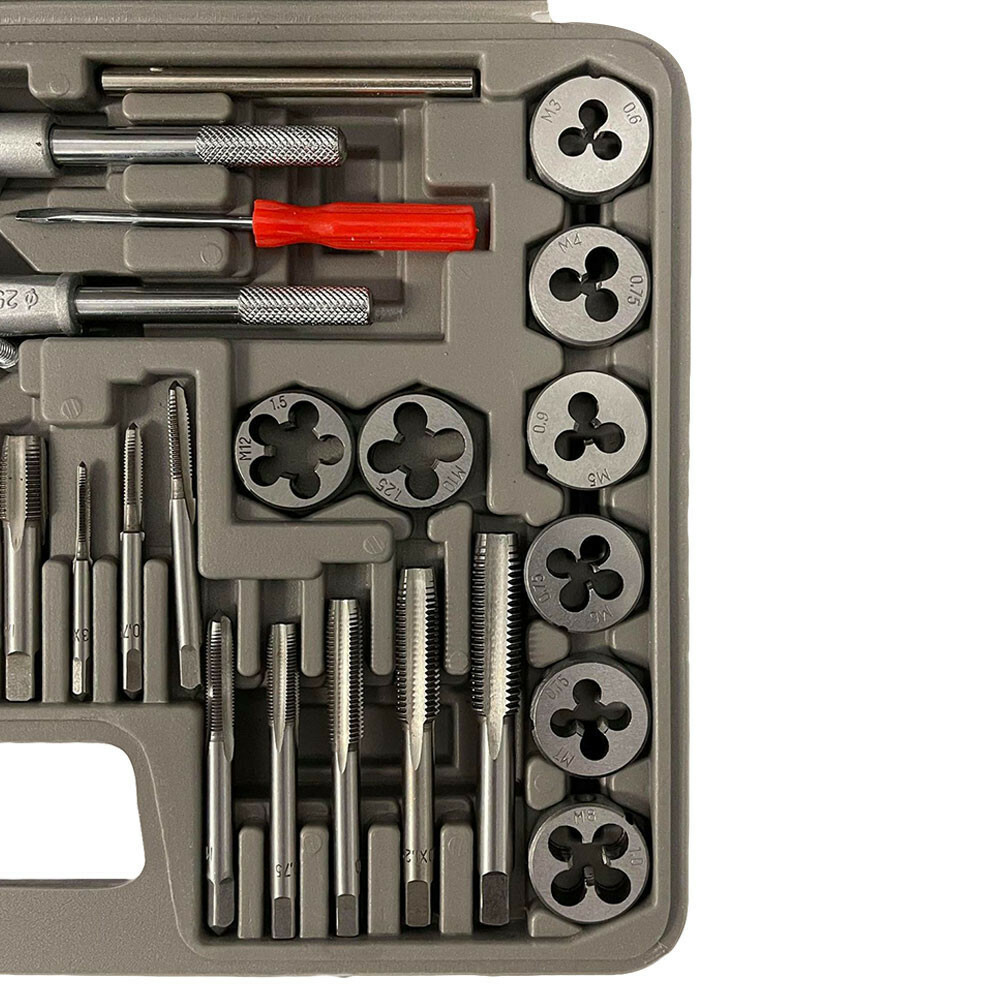 3mm- 12mm HSS Metric Tap & Die Set 40 Pc