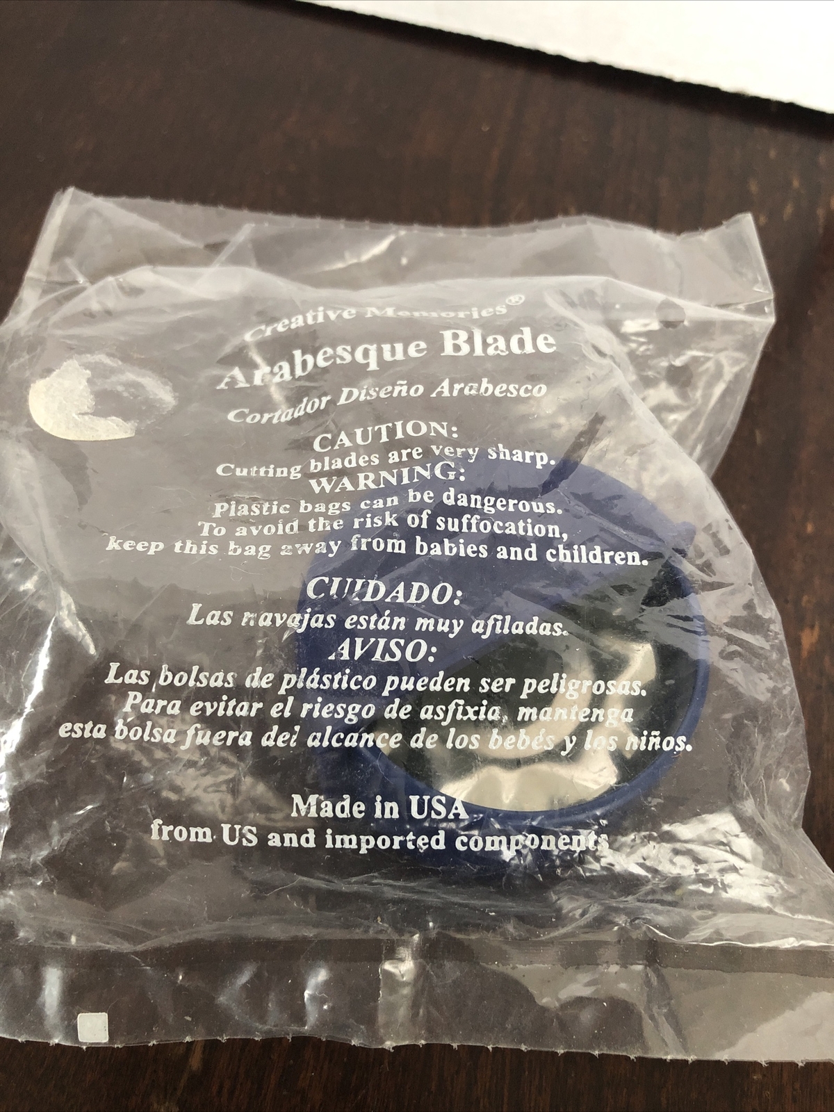 Creative Memories Rotary Cutting System Arabesque Style Blade NEW