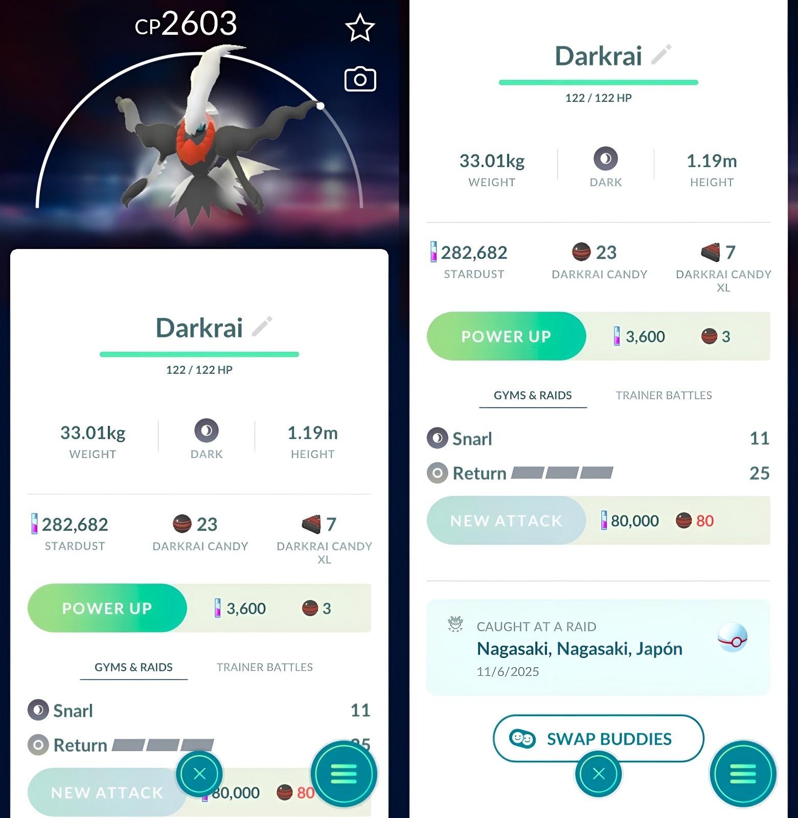Darkrai | Pokemon Home, personalized OT | Pokemon Home✨