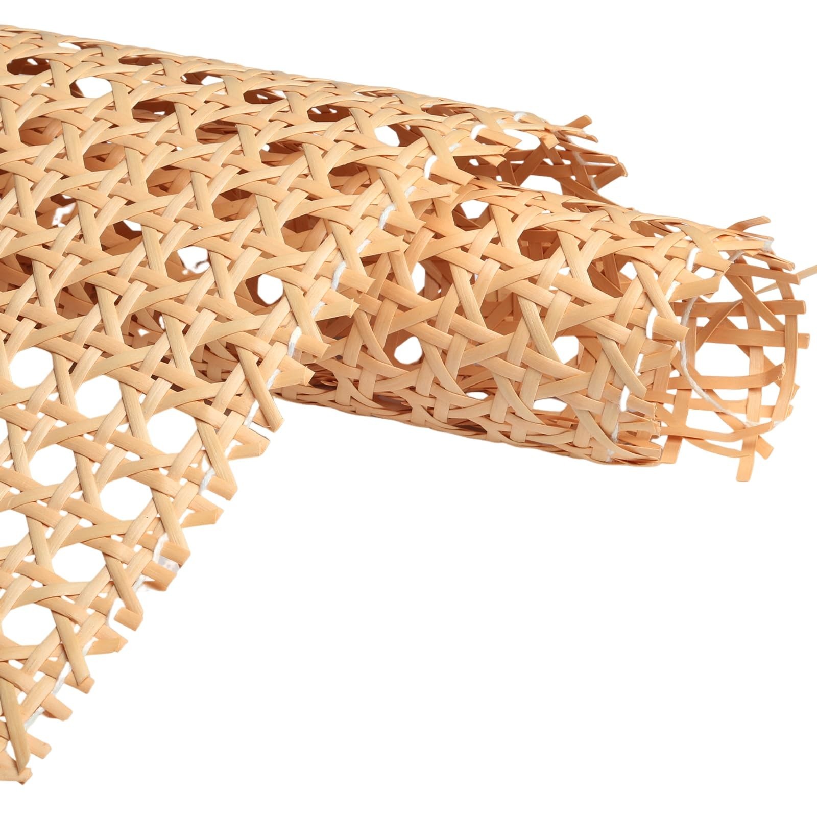 Eunice Upgraded Cane Rattan Webbing Roll, 16" W x 40" L Plastic Rattan Materi...
