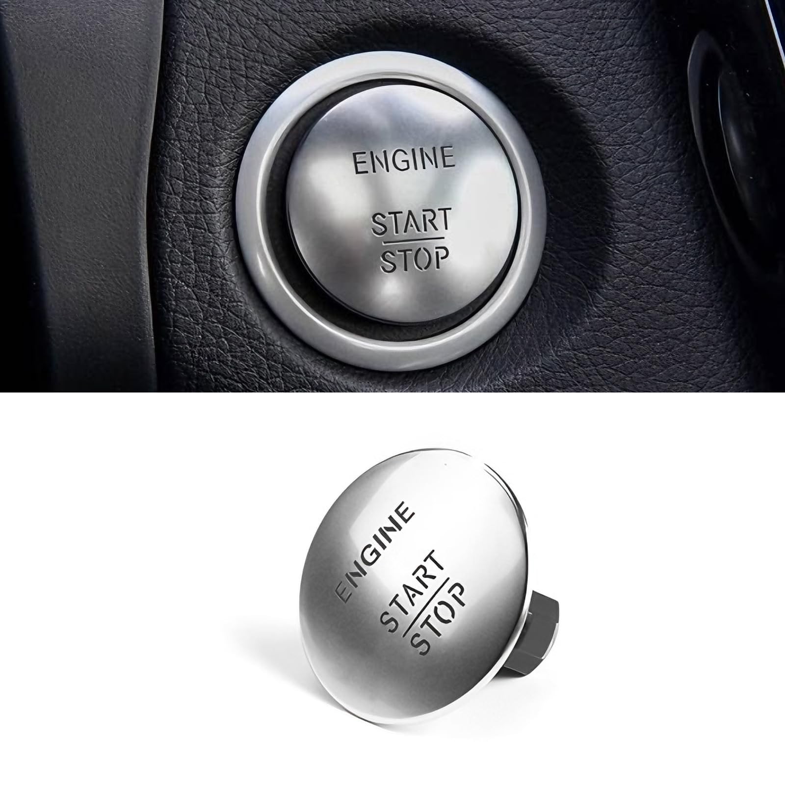 Engine Start Stop Button Switch for Mercedes Benz GLC GLE C Class Accessories