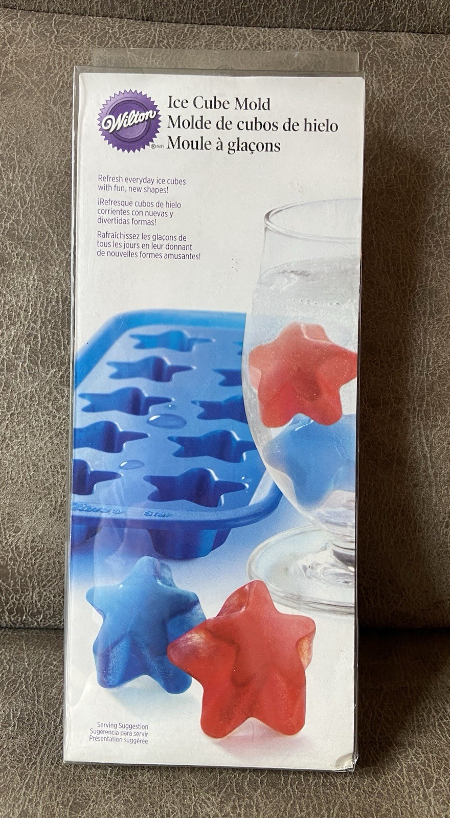 Wilton Star Ice Cube Mold Tray for Star Ice Cubes Or Jello Stars
