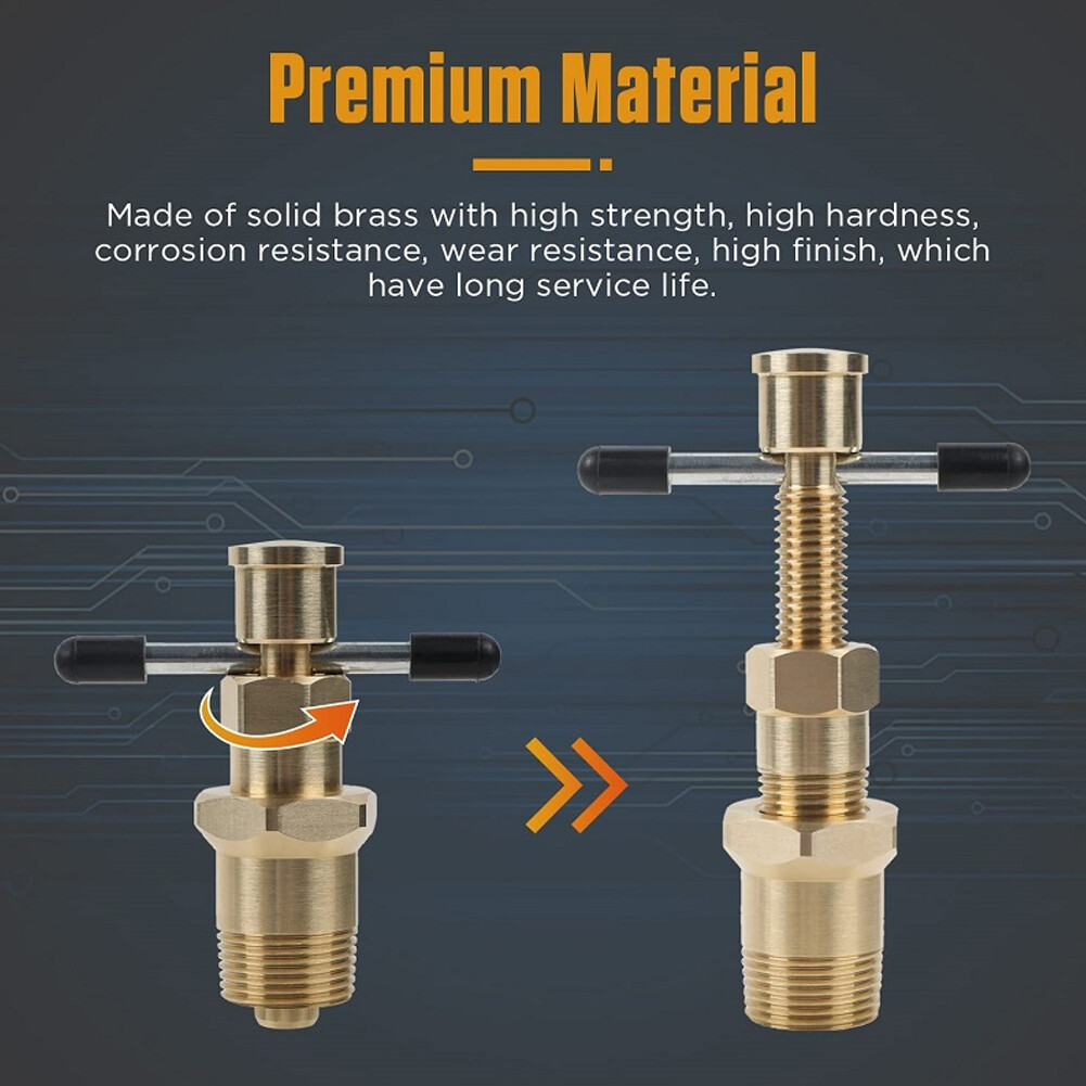 Brass Pipe Olive Remover Ferrule Puller Tool Copper Pipe Fittings 1/2'' & 3/4''