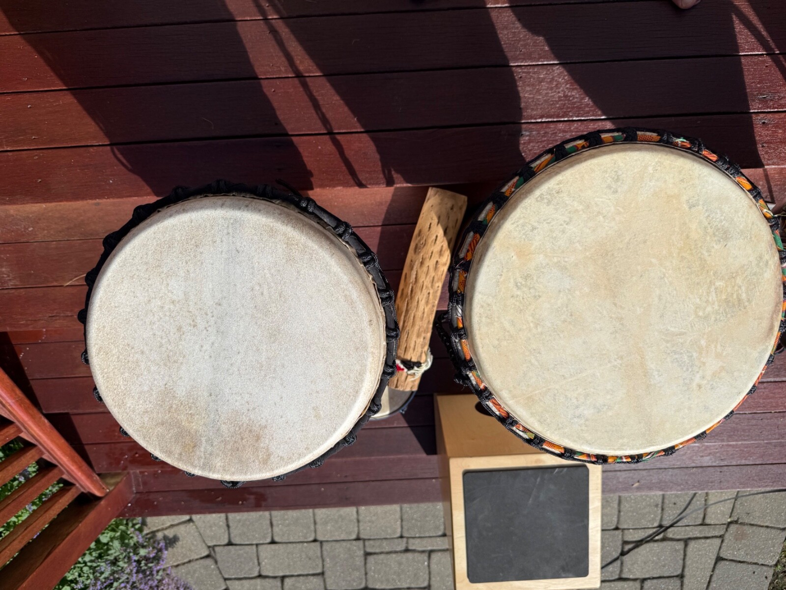 Percussion Instruments (Djembe, Cajon, Rain Sticks, Bongos)