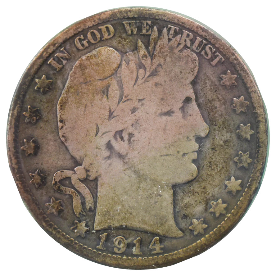 1914 Barber Half Dollar (VG)