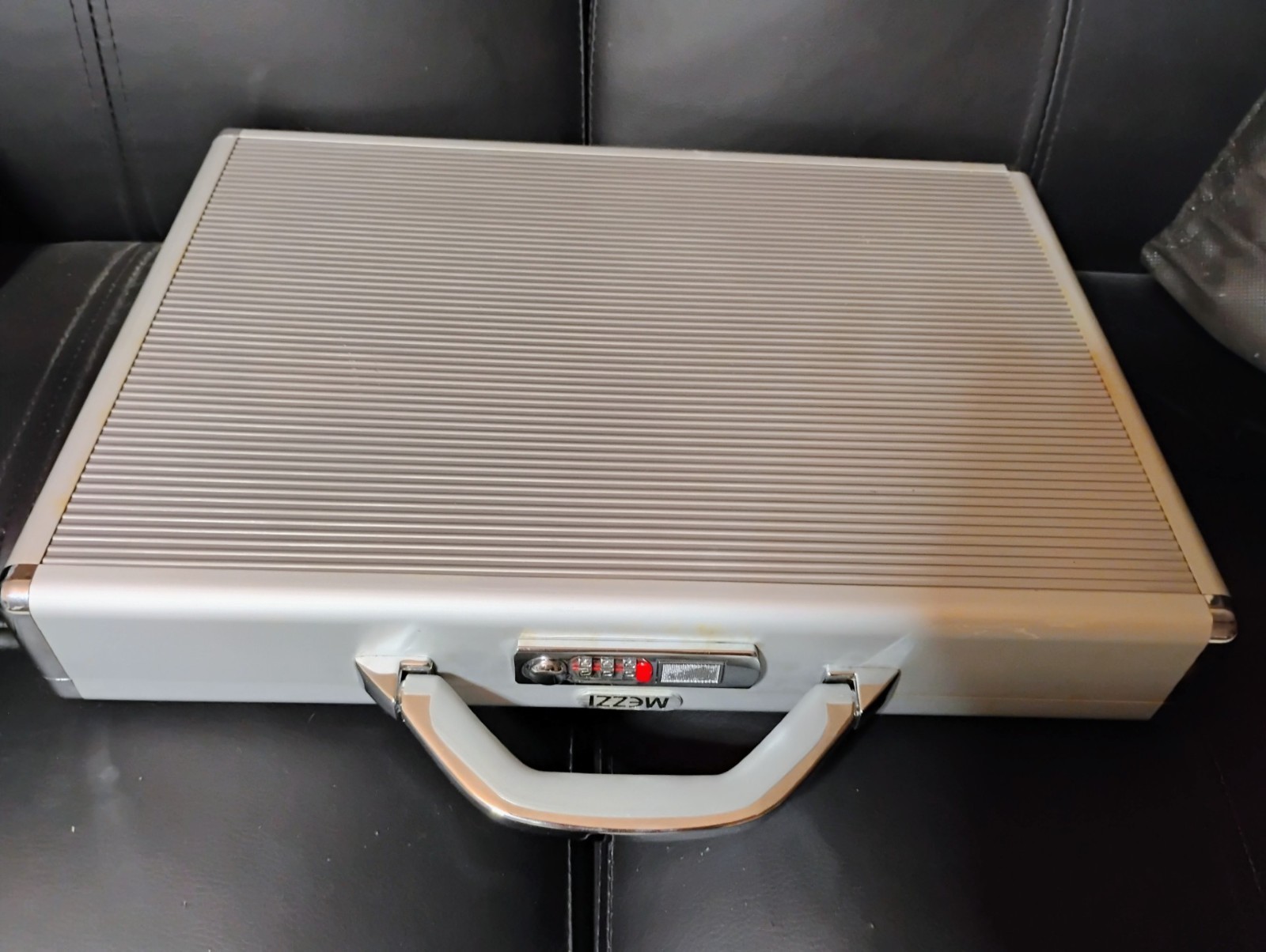 vintage laptop computer with Mezzi Aluminum case