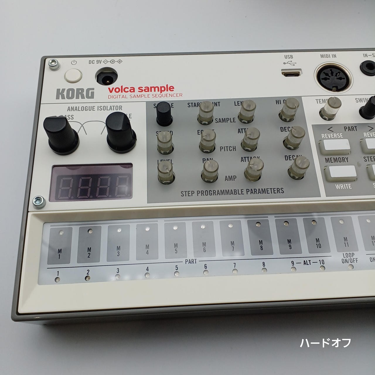 KORG volca sample Compact Digital Sample Sequencer Analogue Isolator With Box