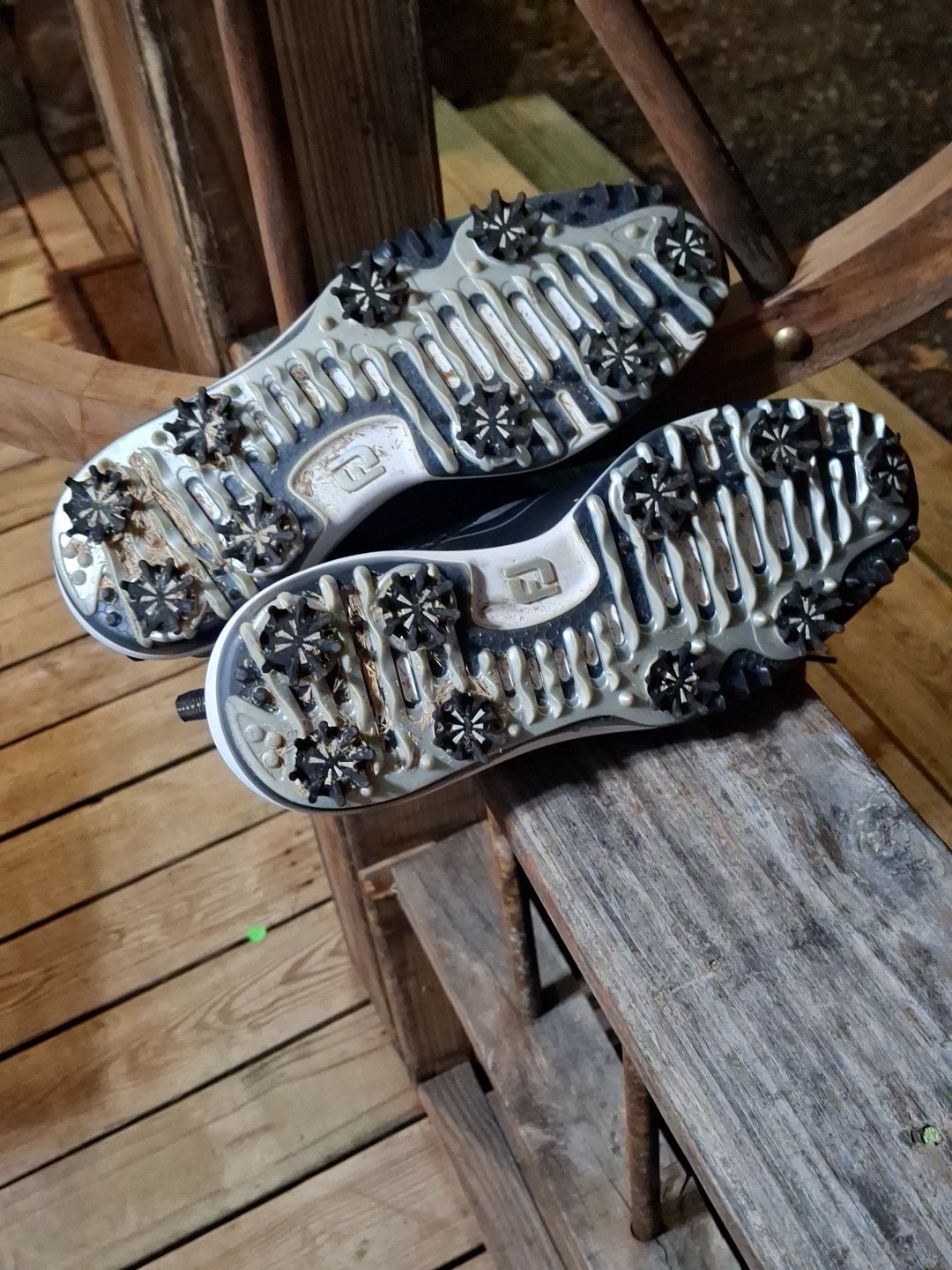Fury Ortholite Golf Shoes With Screw On Spikes. Sz. 8.5 M