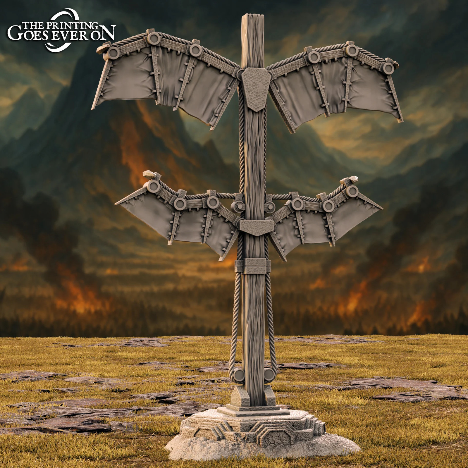 Azrak's Signal Tower - Resin Tabletop Miniature
