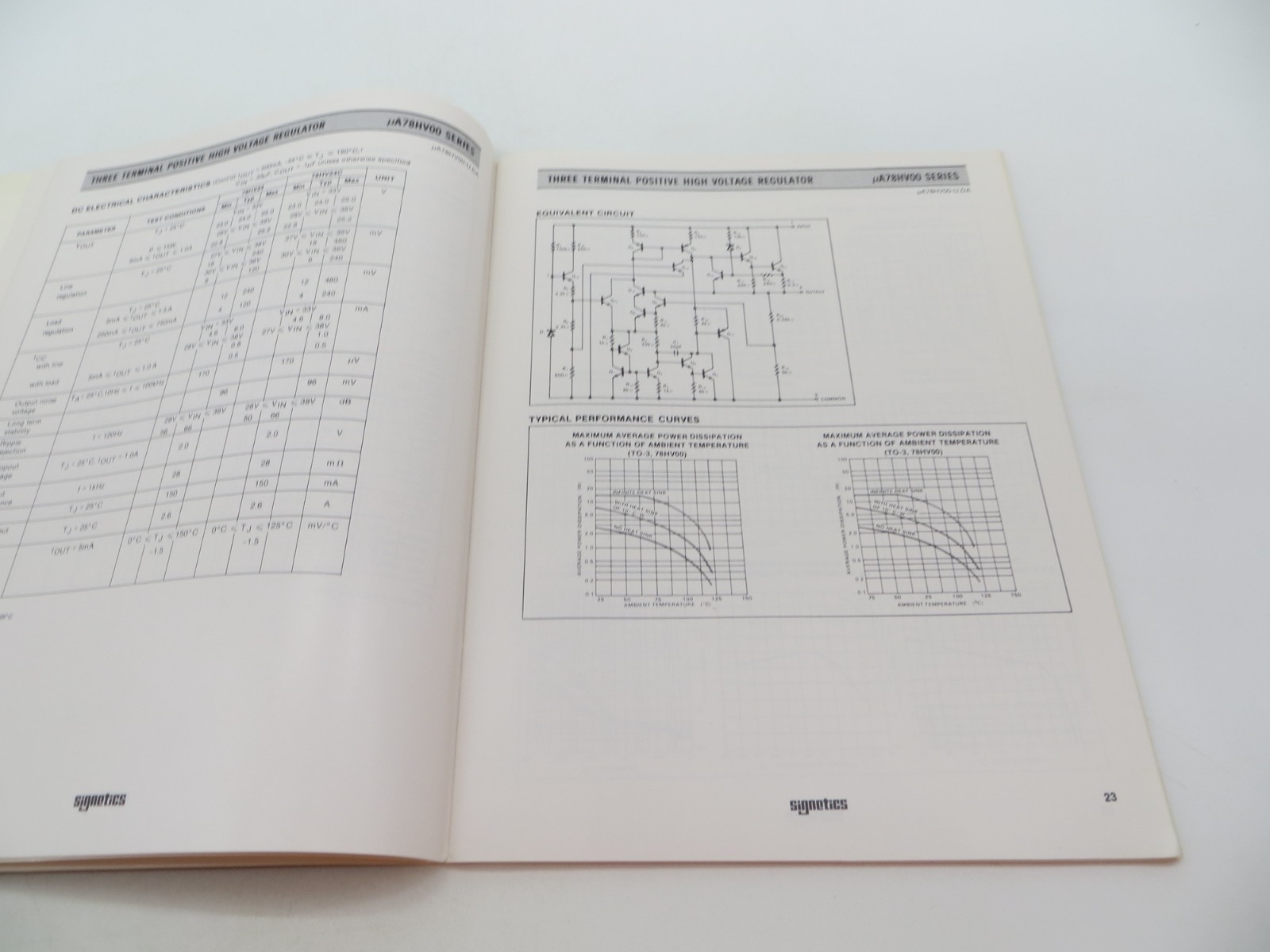 Signetics Technology Leadership - Analog vintage product reference