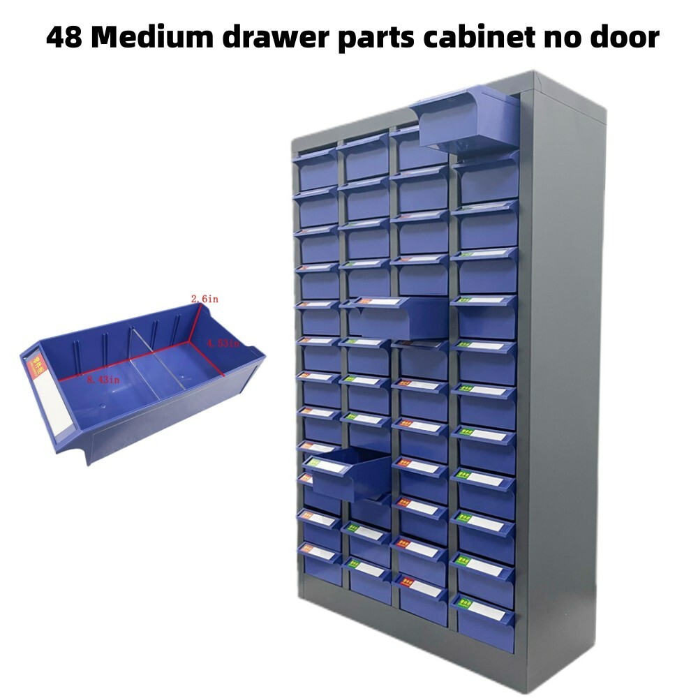 48 Drawers Workshop Screw Tools Storage Cabinet Drawer Type Iron Parts Cabinet