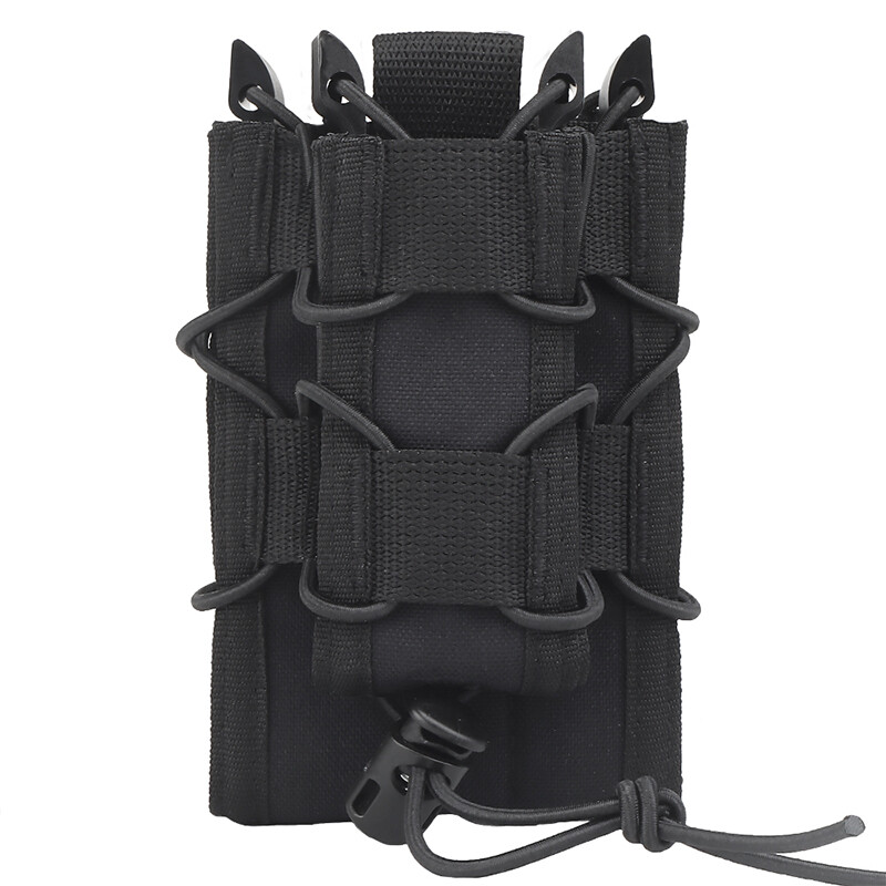 WST Tactical HS 9mm 556 Double Stack Mag Pouch Mag Carrier Holder MOLLE Camo MC