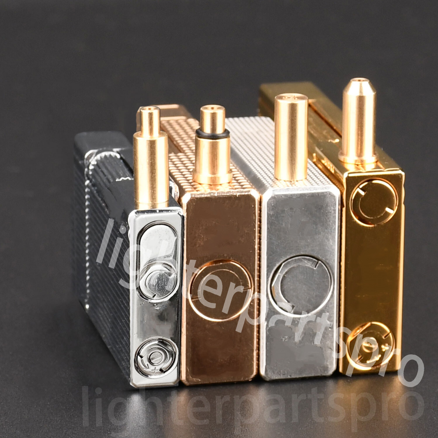 9pcs Reusable Gas Refill Adapters Metal for ST Dupont Dunhill and other Lighters