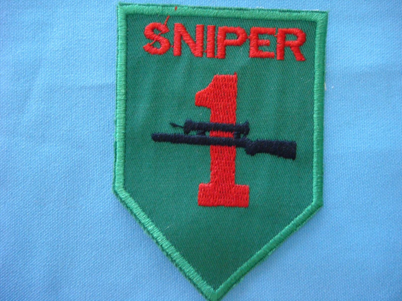 VIETNAM WAR PATCH, US Army 1st INFANTRY DIVISION SNIPER