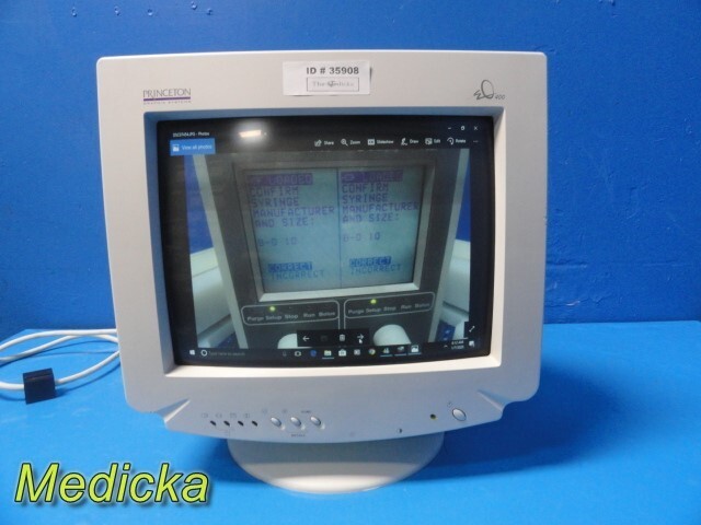 Princeton Graphic Sys Model E0400 14" VGA Color Monitor P/N 14E01403000 ~ 35908