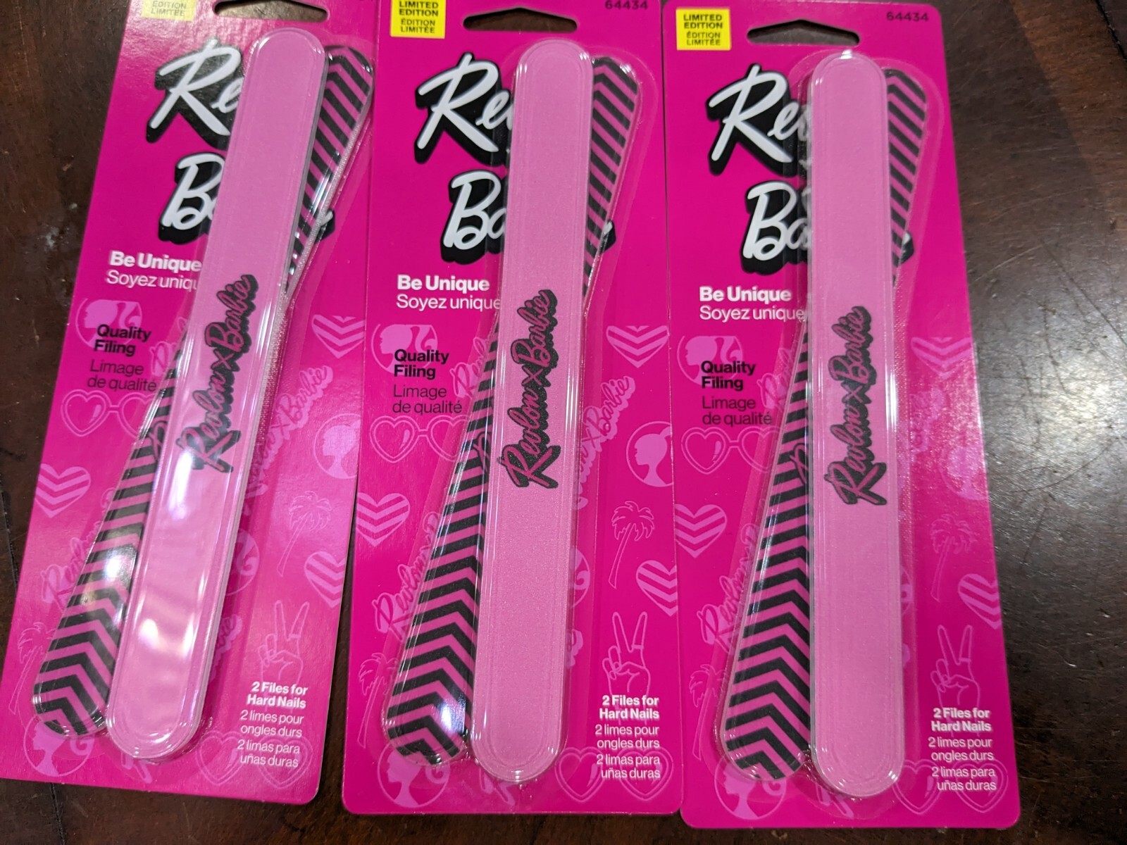 3 Packs Of Revlon x Barbie Nail File for Hard Nails