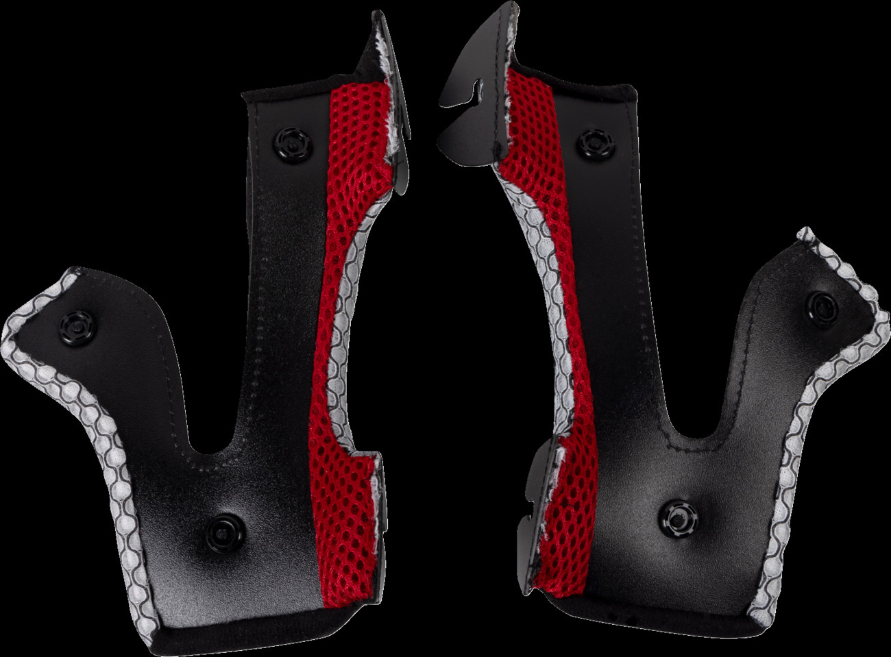 MOOSE OFFROAD Youth For F.I. Cheek Pads - Vaporwave - Gray - Small 01343625