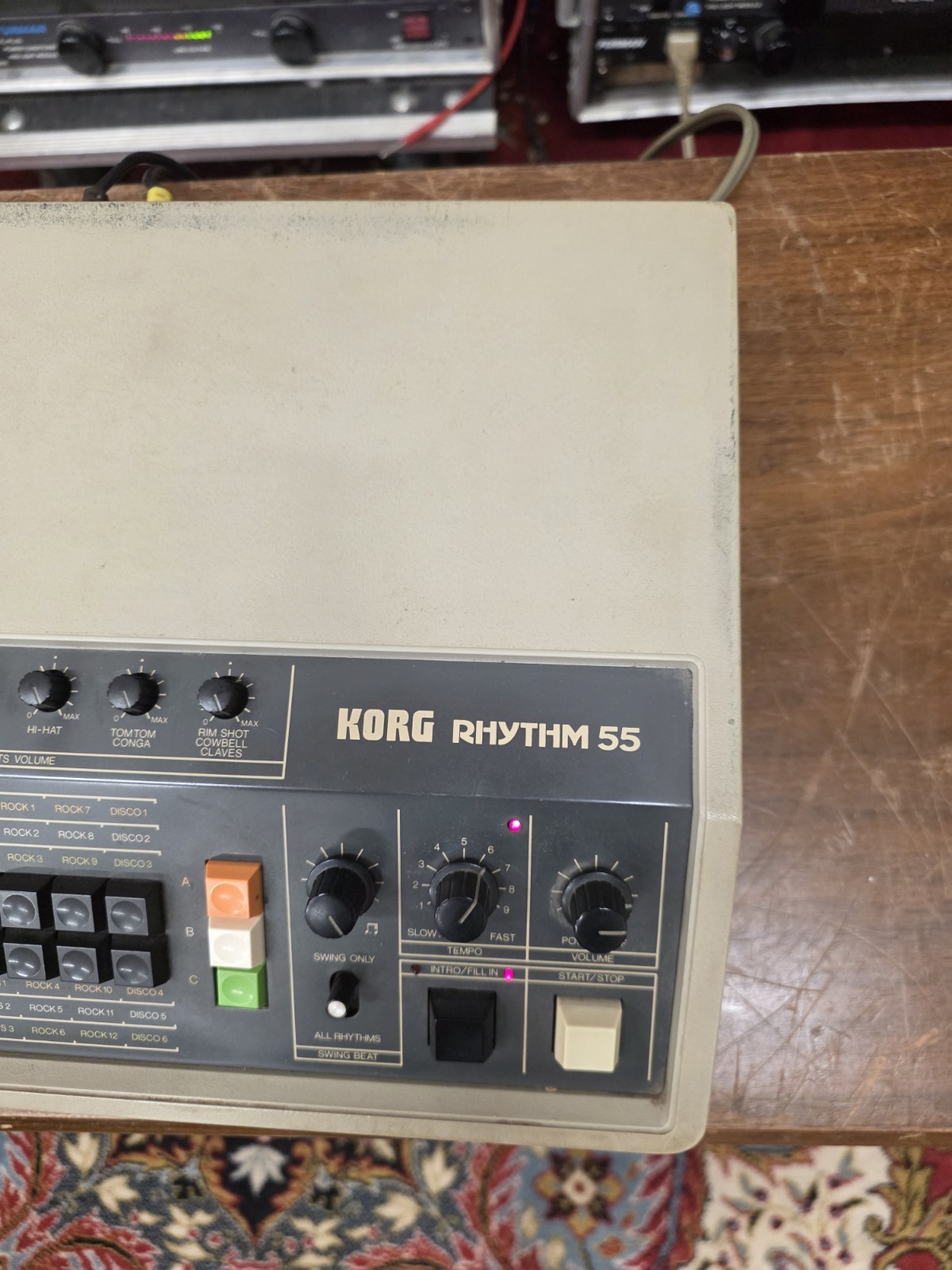 Korg KR 55 Drum Machine w Original Footswitch