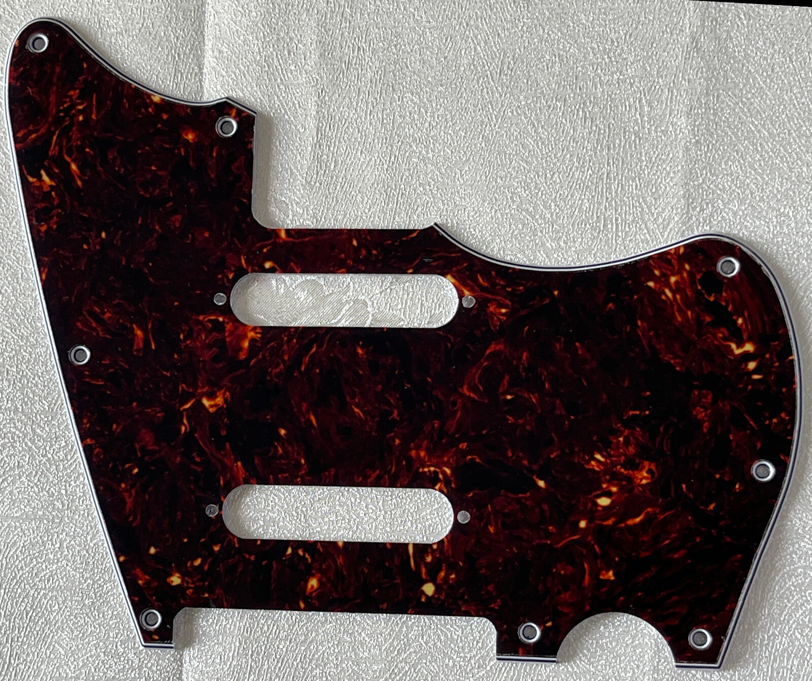 Custom For Jazzcaster Telemaster Hybrid 2 Pickup Guitar Pickguard Brown Tortoise