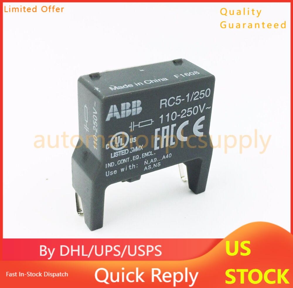 1 piece For ABB RC5-1/250 Surge Suppressor RC Circuit 100-250VAC 1 PCd-