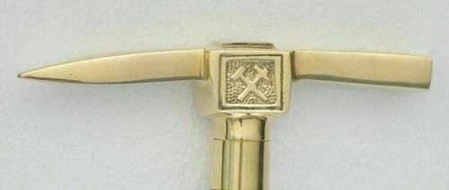 Axe Hammer Stylish Antique Brass Handle Only For Wooden Walking Stick Cane, Gift