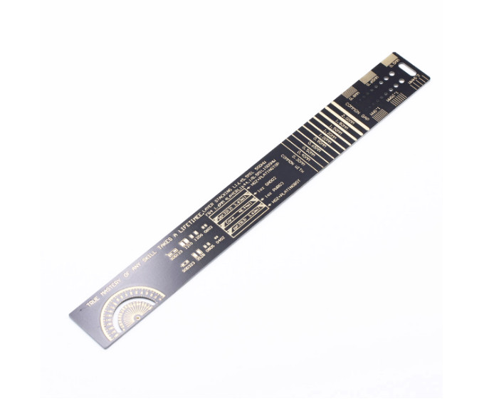 2pcs Multi functional engineering ruler 25cm PCB design PCB ruler PCB protractor