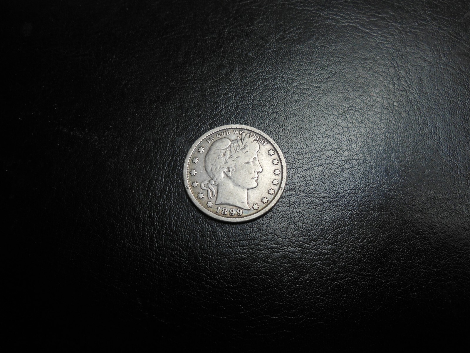 1899 P Barber quarter  full liberty 2a