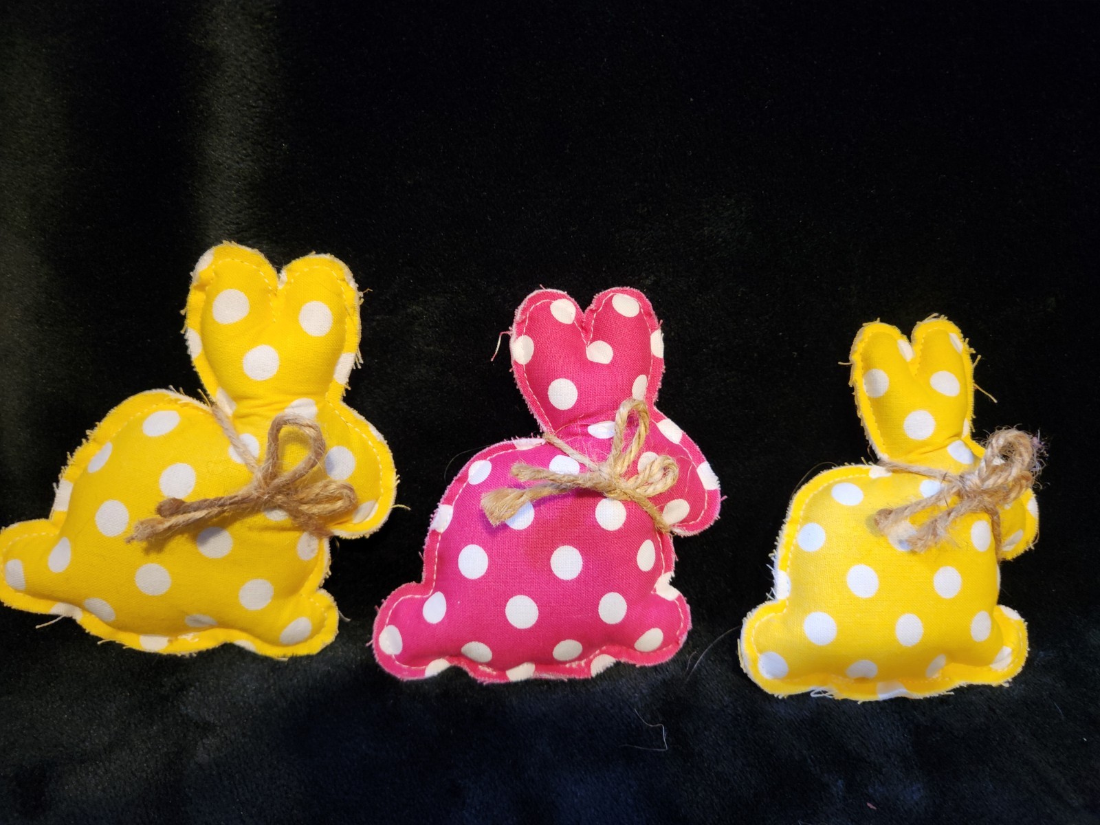 Easter Bunnies Stuffed Set Of 3