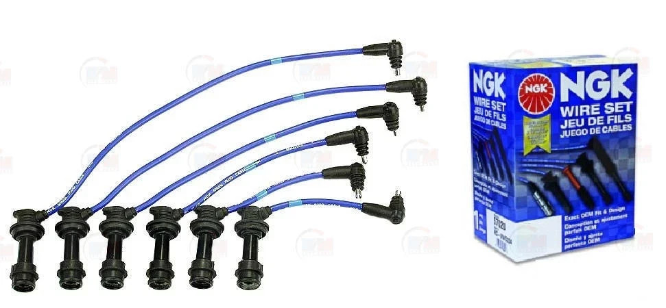 NGK Spark Plug Wires Cables Fits 87-92 Toyota Supra Turbo MA70 7M-GTE RC-TX08