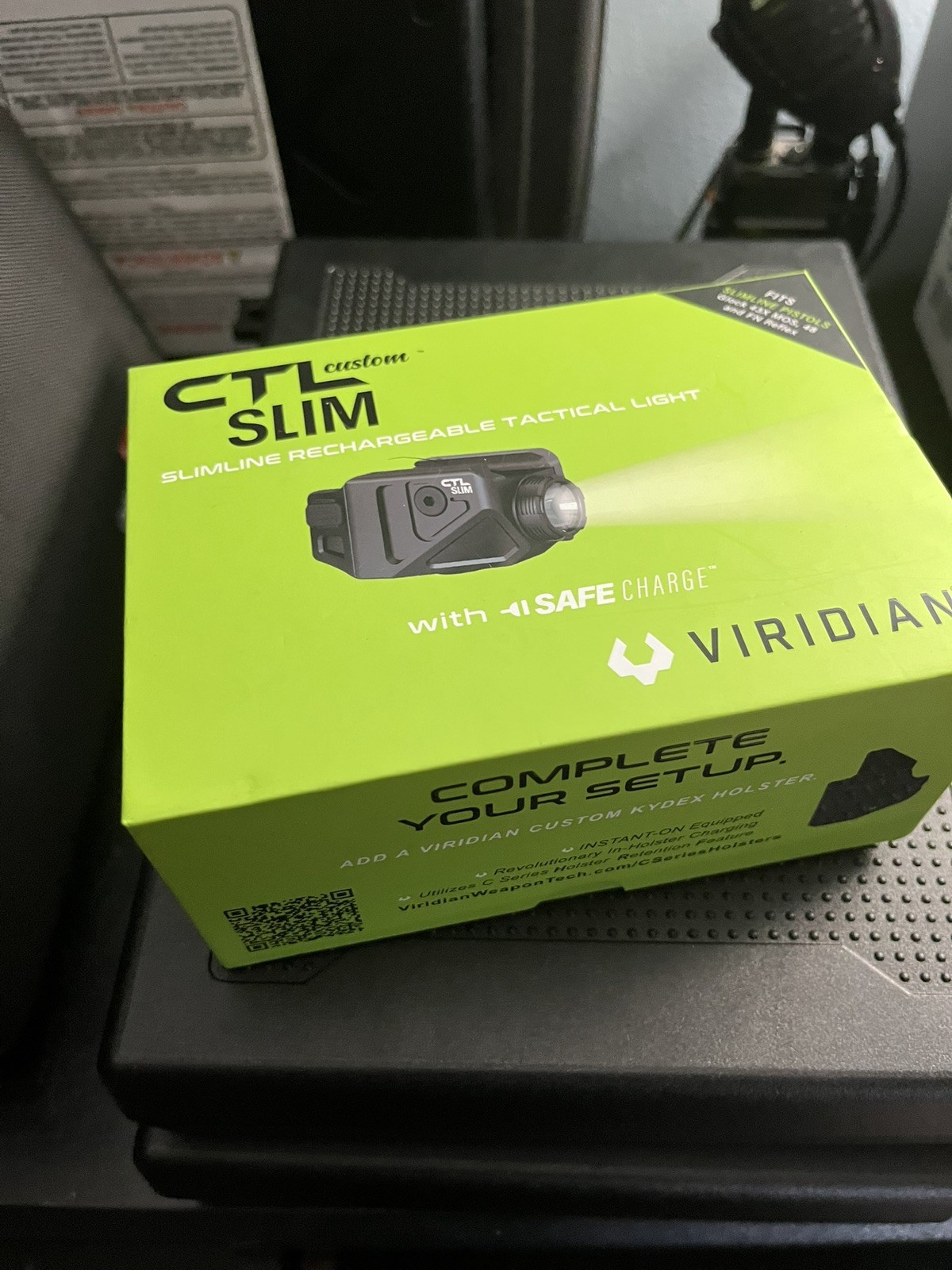 Viridian CTL Slim 550 Lum. w/SAFECharge For Glock 43x MOS/48/FN Reflex #930-0050