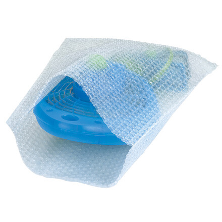 1000 Flush Cut 5x6" Bubble Pouches, Compact and Secure Packaging Solution