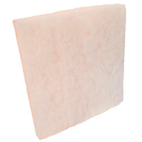 6 Feet - 25 inch wide HVAC/Air Filter Media Roll, Blue /White MERV8 Polyester