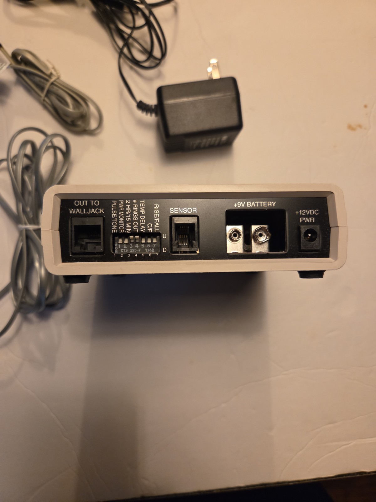 Control Products Freeze Alarm FA-I-CCA w/Power Adapter & Sensor