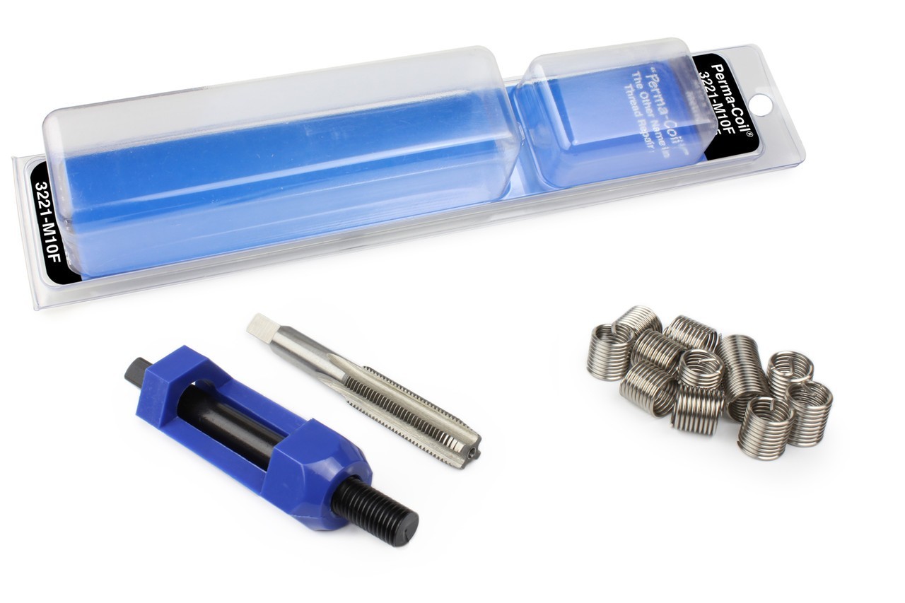 M10 x 1.25 Metric Thread Repair Insert Kit Perma Coil 3221-M10F Fits Heli USA
