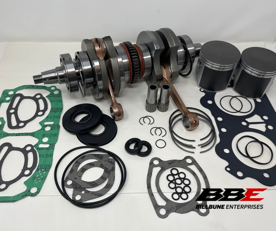 Sea-doo 951 Carb. Rebuild Kit Crankshaft .75mm O/S 88.75mm Pistons Gaskets Seals