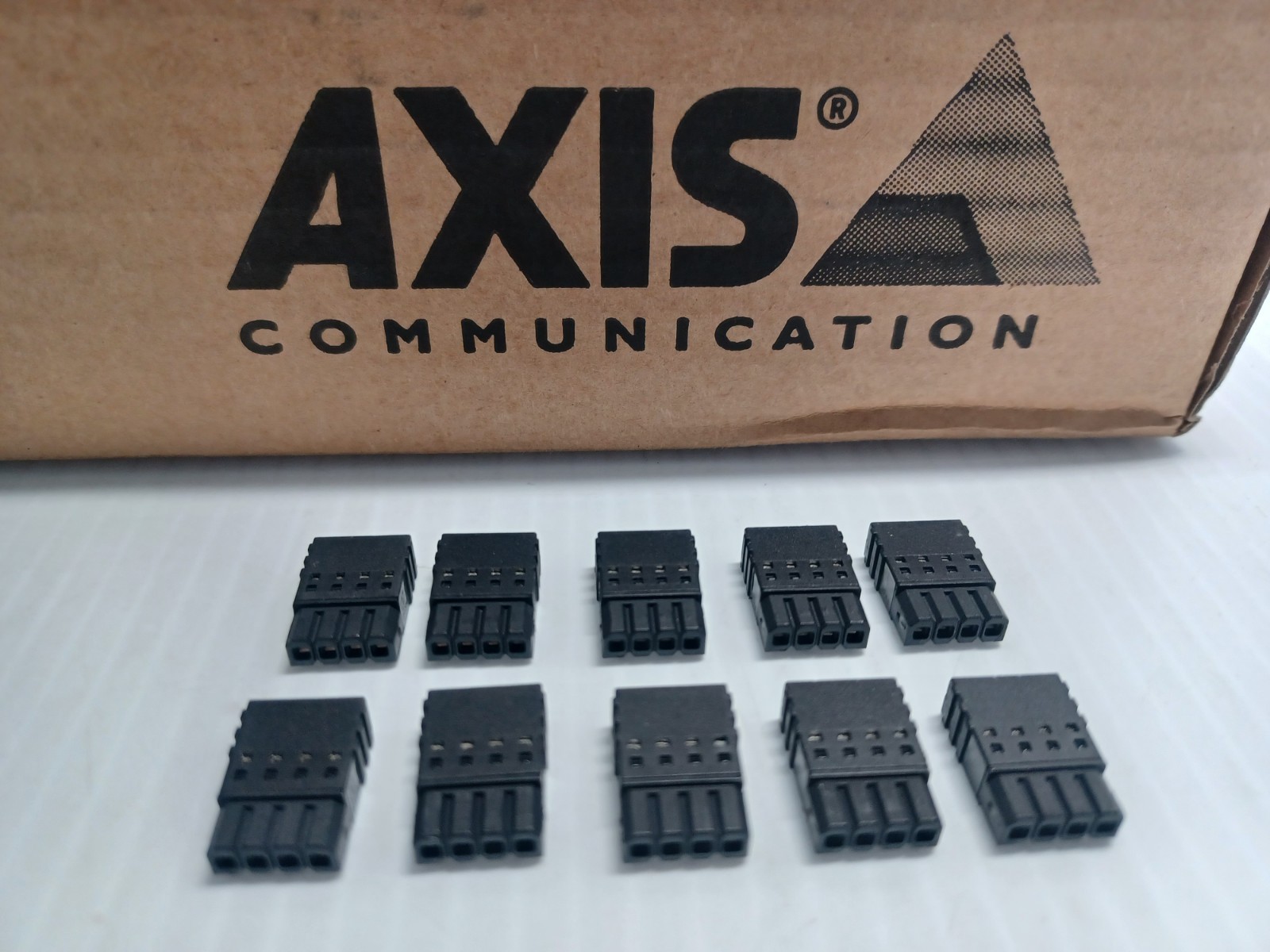 AXIS Connector A 4-pin 2.5 Straight 5800-891 10 pcs - New