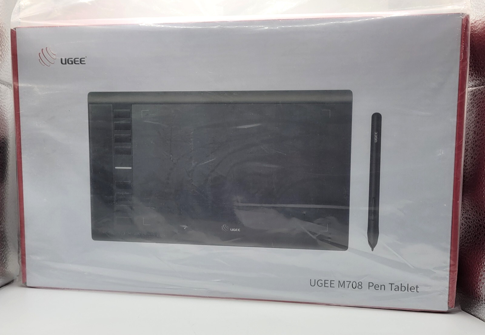 Pen Tablet 10x6 in Drawing Tablet Ugee M708 - 8192 Levels / Shortcuts - NEW