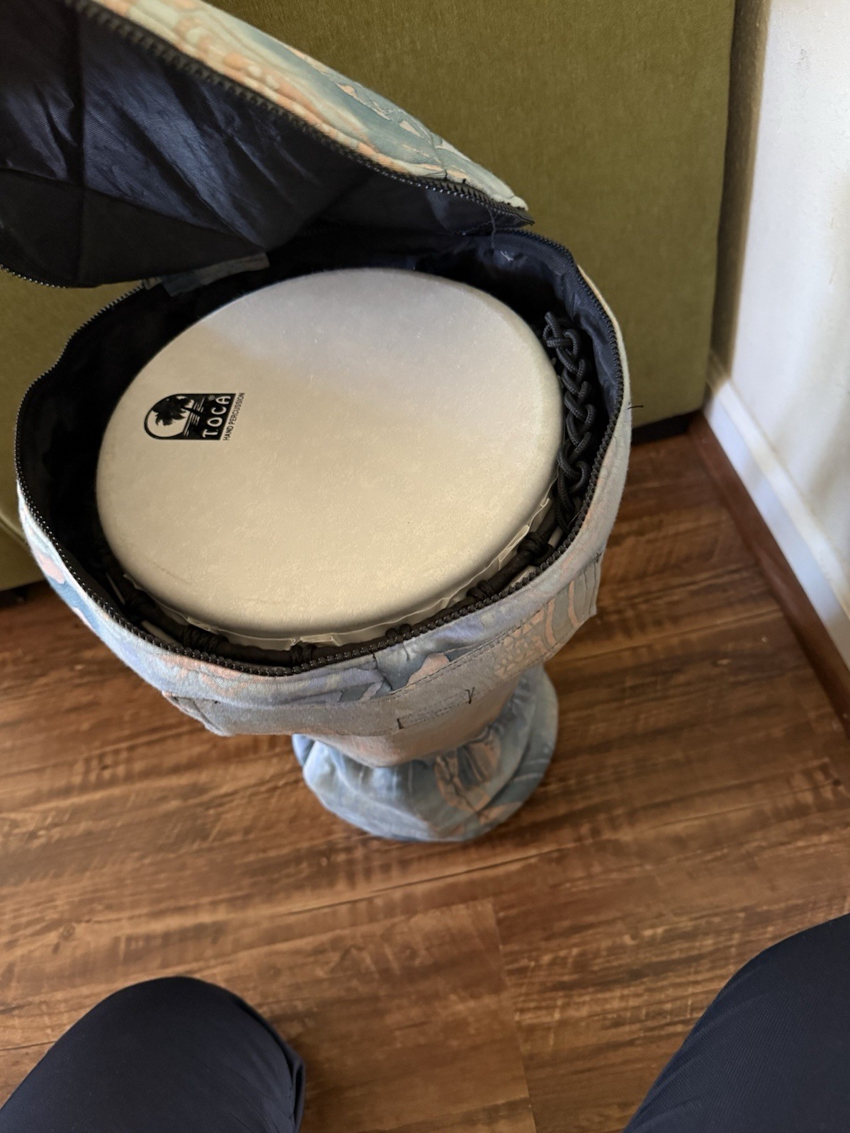 TOCA Hand percussion Rope Tuned Tall Drum
