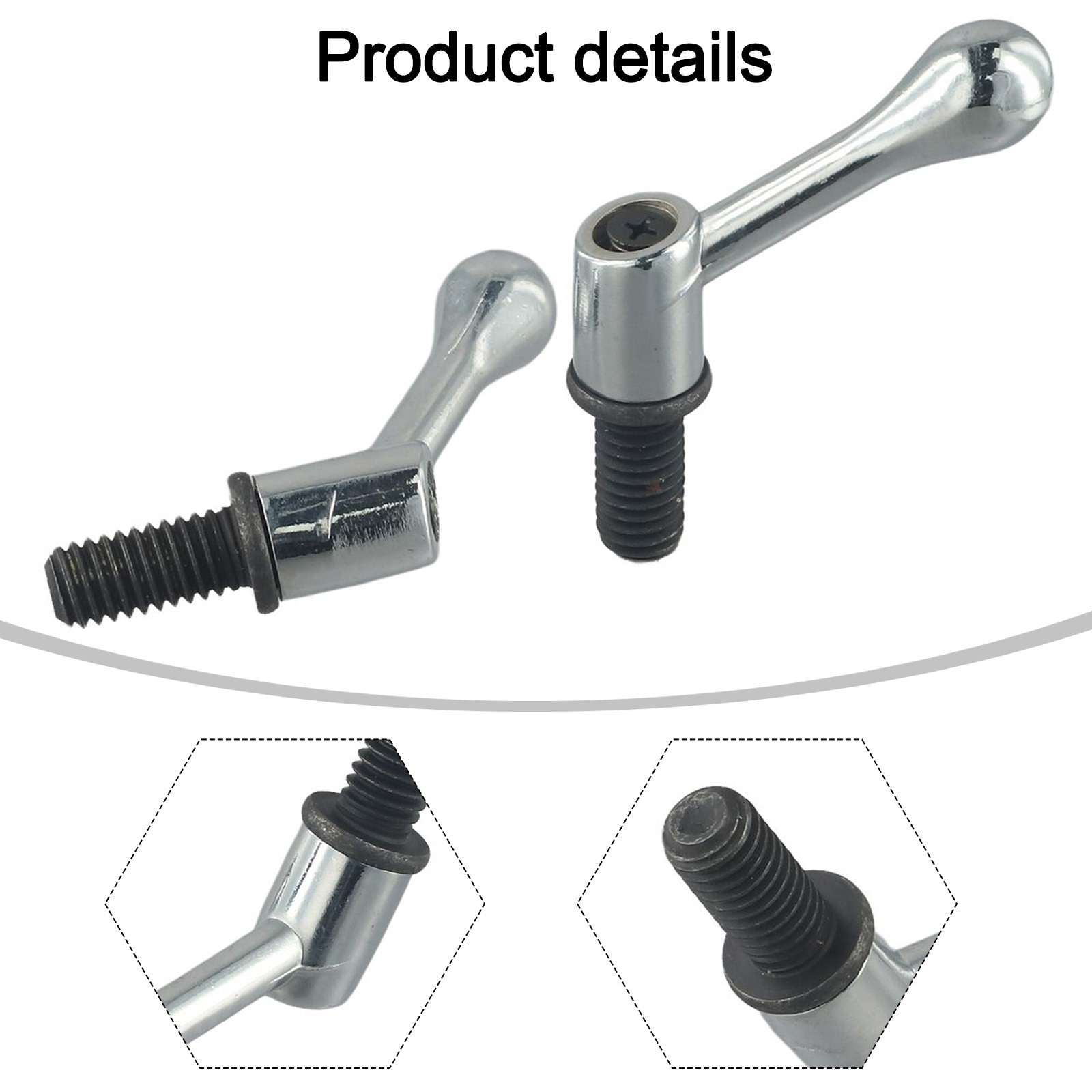 For Bridgeport Compatible 2PC Thread Adjustable Milling Machine Handle NEW ~
