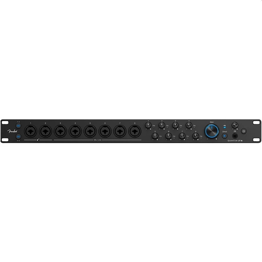 FENDER QUANTUM LT 16 Rackmount 16x8 USB-C Audio Interface & Studio Software Pro