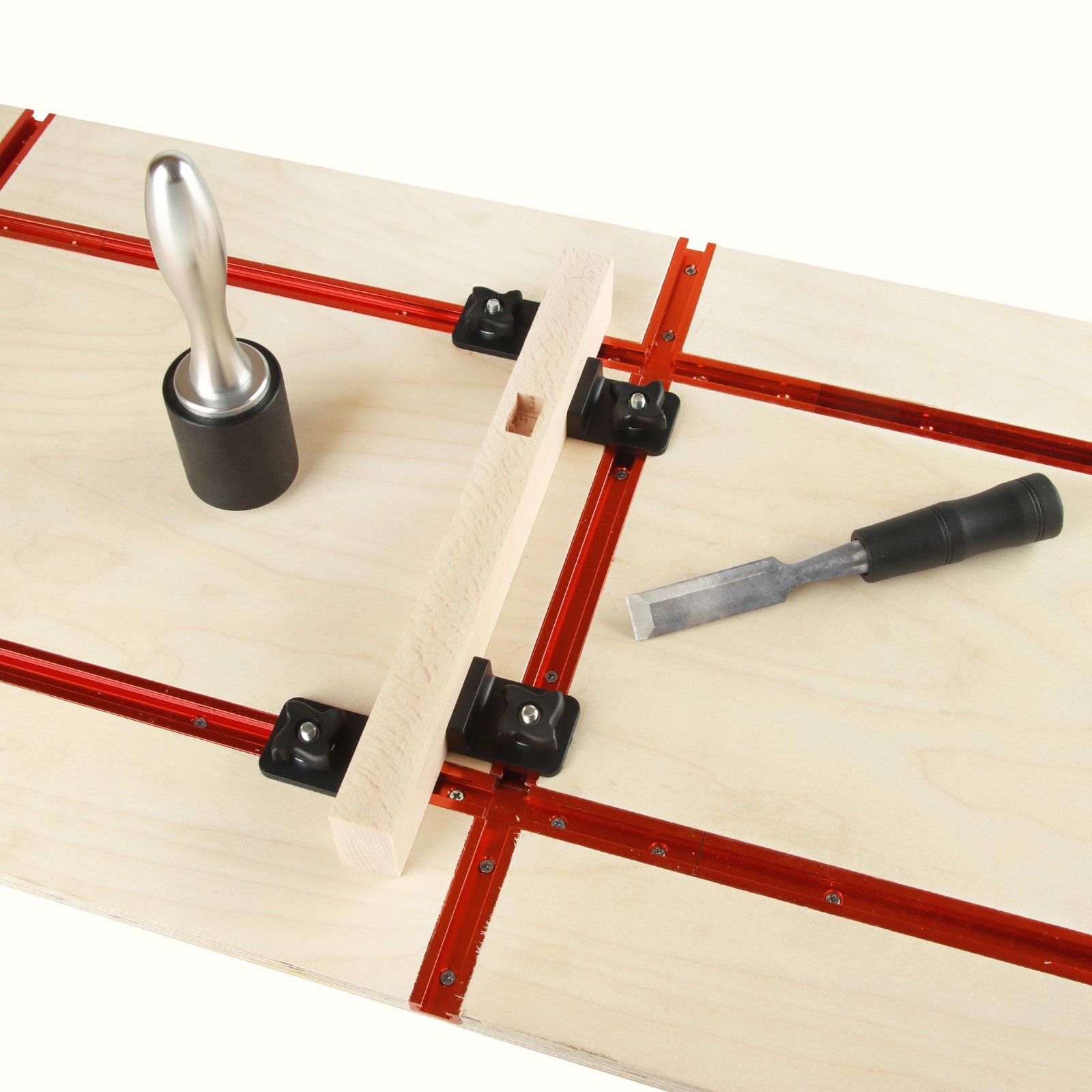 4 PCS OSKOOL TTrack Stop Block Set For 3/4 Inch DoubleCut Universal Track