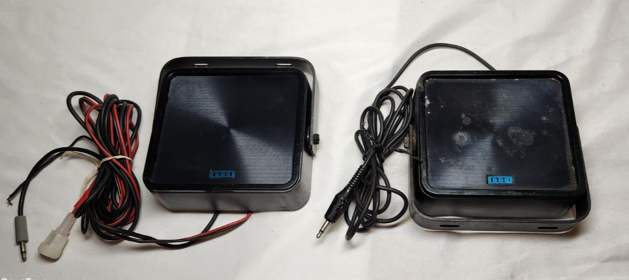 Lot of 2 Vintage 1970’s SBE-1SP-AMP Amplified Speaker Linear Systems For Parts