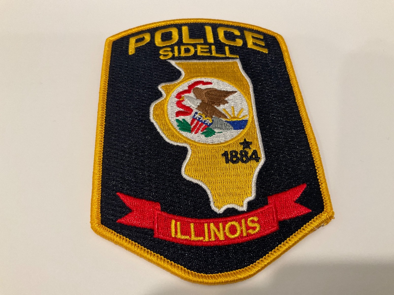 Sidell Police State Illinois Il Colorful